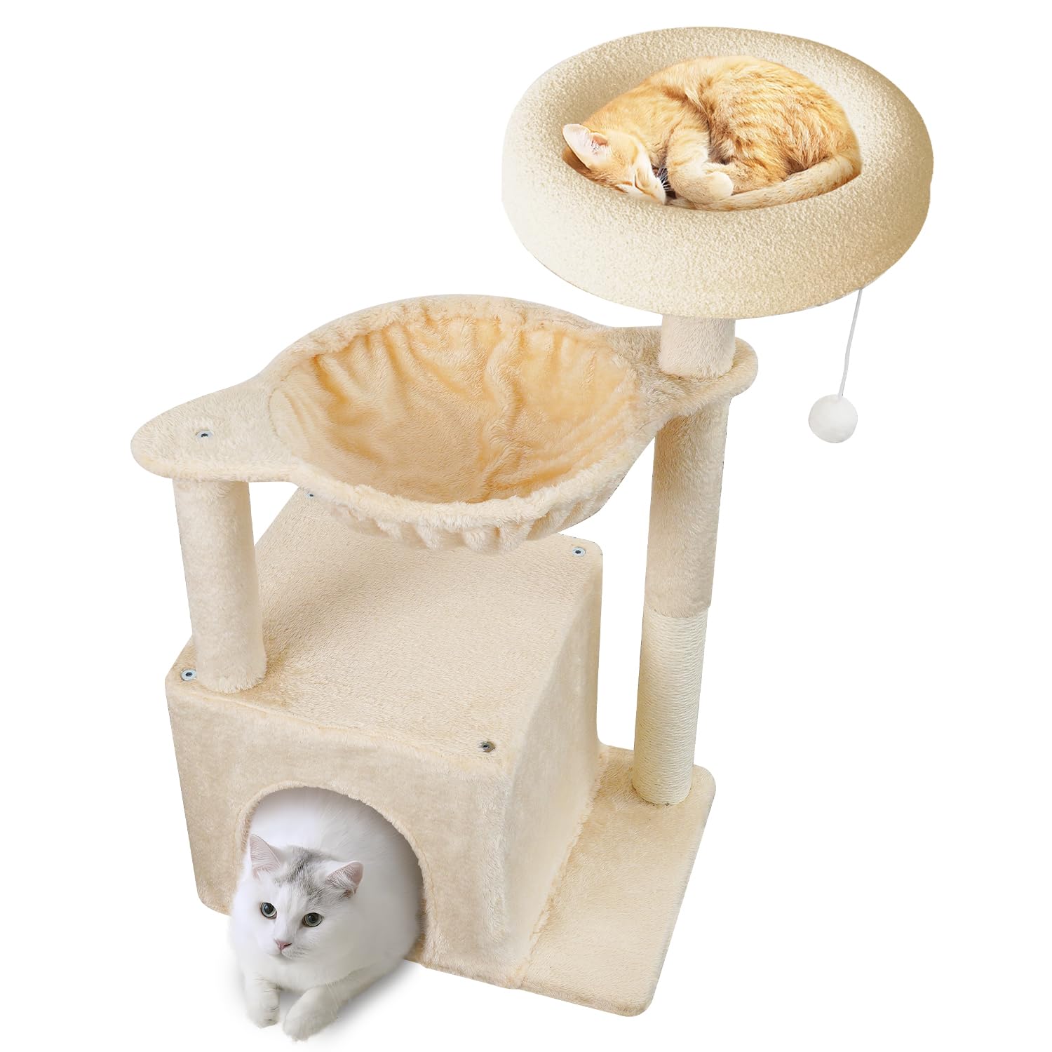 キャットタワー 木製