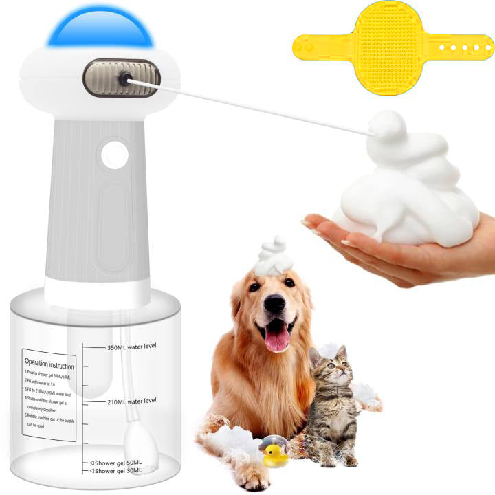 犬 シャンプー 泡立て器