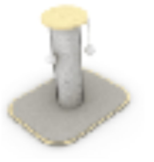 Simple cat scratching board + cat scratching post