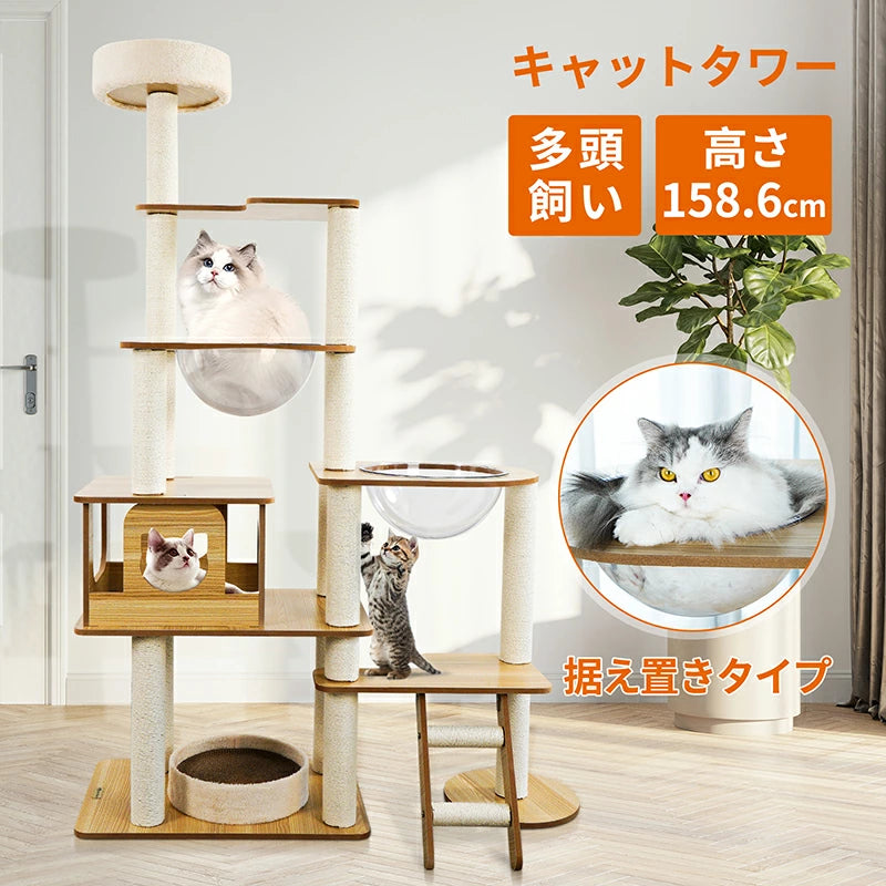 キャットタワー 6階建てのタワー